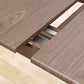 Rubberwood Rectangle Dining Table Extendable Table with Wooden Base and Legs Clearhalo ' dining_table' 'Dining Tables & Seating' 'Dining Tables' 'furn' 'furn_dining_table' 'Furniture' 'furniture_dining_table' 'Kitchen & Dining Furniture' 'kitchen&dining_furn' 'kitchen' 'kitchen_dining_table' 3725871