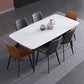 Contemporary Sintered Stone Top Standard Dining Table Rectangle Dining Table for Kitchen Clearhalo ' dining_table' 'Dining Tables & Seating' 'Dining Tables' 'furn' 'furn_dining_table' 'Furniture' 'furniture_dining_table' 'Kitchen & Dining Furniture' 'kitchen&dining_furn' 'kitchen' 'kitchen_dining_table' 3725894