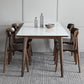 Contemporary Sintered Stone Dining Table Rectangular 4 Legs Table in White Clearhalo ' dining_table' 'Dining Tables & Seating' 'Dining Tables' 'furn' 'furn_dining_table' 'Furniture' 'furniture_dining_table' 'Kitchen & Dining Furniture' 'kitchen&dining_furn' 'kitchen' 'kitchen_dining_table' 3725898
