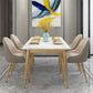 Stone Dining Room Collection Contemporary Rectangle 4 Legs Dining Table for Kitchen Home Clearhalo ' dining_table' 'Dining Tables & Seating' 'Dining Tables' 'furn' 'furn_dining_table' 'Furniture' 'furniture_dining_table' 'Kitchen & Dining Furniture' 'kitchen&dining_furn' 'kitchen' 'kitchen_dining_table' 3725923