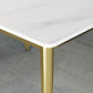 Stone Dining Room Collection Contemporary Rectangle 4 Legs Dining Table for Kitchen Home Clearhalo ' dining_table' 'Dining Tables & Seating' 'Dining Tables' 'furn' 'furn_dining_table' 'Furniture' 'furniture_dining_table' 'Kitchen & Dining Furniture' 'kitchen&dining_furn' 'kitchen' 'kitchen_dining_table' 3725927