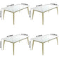 Stone Dining Room Collection Contemporary Rectangle 4 Legs Dining Table for Kitchen Home Clearhalo ' dining_table' 'Dining Tables & Seating' 'Dining Tables' 'furn' 'furn_dining_table' 'Furniture' 'furniture_dining_table' 'Kitchen & Dining Furniture' 'kitchen&dining_furn' 'kitchen' 'kitchen_dining_table' 3725929