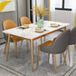 Stone Dining Room Collection Contemporary Rectangle 4 Legs Dining Table for Kitchen Home Clearhalo ' dining_table' 'Dining Tables & Seating' 'Dining Tables' 'furn' 'furn_dining_table' 'Furniture' 'furniture_dining_table' 'Kitchen & Dining Furniture' 'kitchen&dining_furn' 'kitchen' 'kitchen_dining_table' 3725930