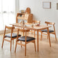 Modern Solid Wood Kitchen Dining Table Standard Rectangle Shape Dining Table with 4 Legs Base Clearhalo ' dining_table' 'Dining Tables & Seating' 'Dining Tables' 'furn' 'furn_dining_table' 'Furniture' 'furniture_dining_table' 'Kitchen & Dining Furniture' 'kitchen&dining_furn' 'kitchen' 'kitchen_dining_table' 3725952