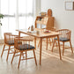 Modern Solid Wood Kitchen Dining Table Standard Rectangle Shape Dining Table with 4 Legs Base Clearhalo ' dining_table' 'Dining Tables & Seating' 'Dining Tables' 'furn' 'furn_dining_table' 'Furniture' 'furniture_dining_table' 'Kitchen & Dining Furniture' 'kitchen&dining_furn' 'kitchen' 'kitchen_dining_table' 3725953