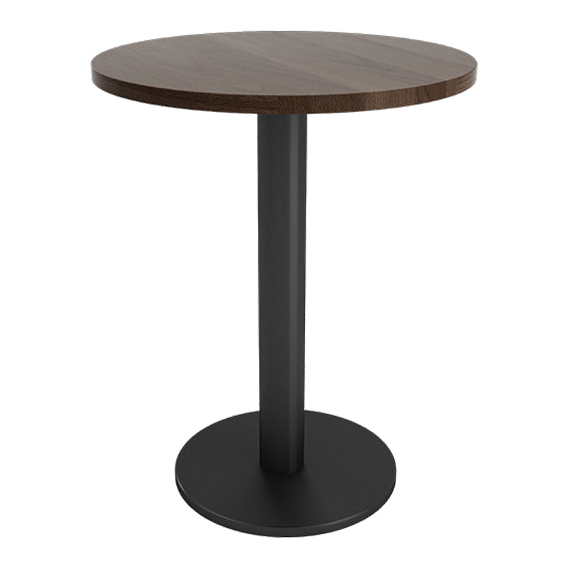 Industrial Dining Room Table Solid Wood Table with Black Base for Home Kitchen Dinner Round Without Chairs Clearhalo ' dining_table' 'Dining Tables & Seating' 'Dining Tables' 'furn' 'furn_dining_table' 'Furniture' 'furniture_dining_table' 'Kitchen & Dining Furniture' 'kitchen&dining_furn' 'kitchen' 'kitchen_dining_table' 3725956
