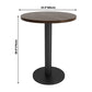 Industrial Dining Room Table Solid Wood Table with Black Base for Home Kitchen Dinner Clearhalo ' dining_table' 'Dining Tables & Seating' 'Dining Tables' 'furn' 'furn_dining_table' 'Furniture' 'furniture_dining_table' 'Kitchen & Dining Furniture' 'kitchen&dining_furn' 'kitchen' 'kitchen_dining_table' 3725963
