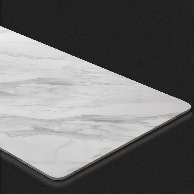 Simplicity Style Table Sintered Stone Rectangle Double Pedestal Base Dining Table for Home Clearhalo ' dining_table' 'Dining Tables & Seating' 'Dining Tables' 'furn' 'furn_dining_table' 'Furniture' 'furniture_dining_table' 'Kitchen & Dining Furniture' 'kitchen&dining_furn' 'kitchen' 'kitchen_dining_table' 3725979