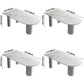 Metal Contemporary Free Form Table White Sintered Stone Table for Dining Room Clearhalo ' dining_table' 'Dining Tables & Seating' 'Dining Tables' 'furn' 'furn_dining_table' 'Furniture' 'furniture_dining_table' 'Kitchen & Dining Furniture' 'kitchen&dining_furn' 'kitchen' 'kitchen_dining_table' 3726017