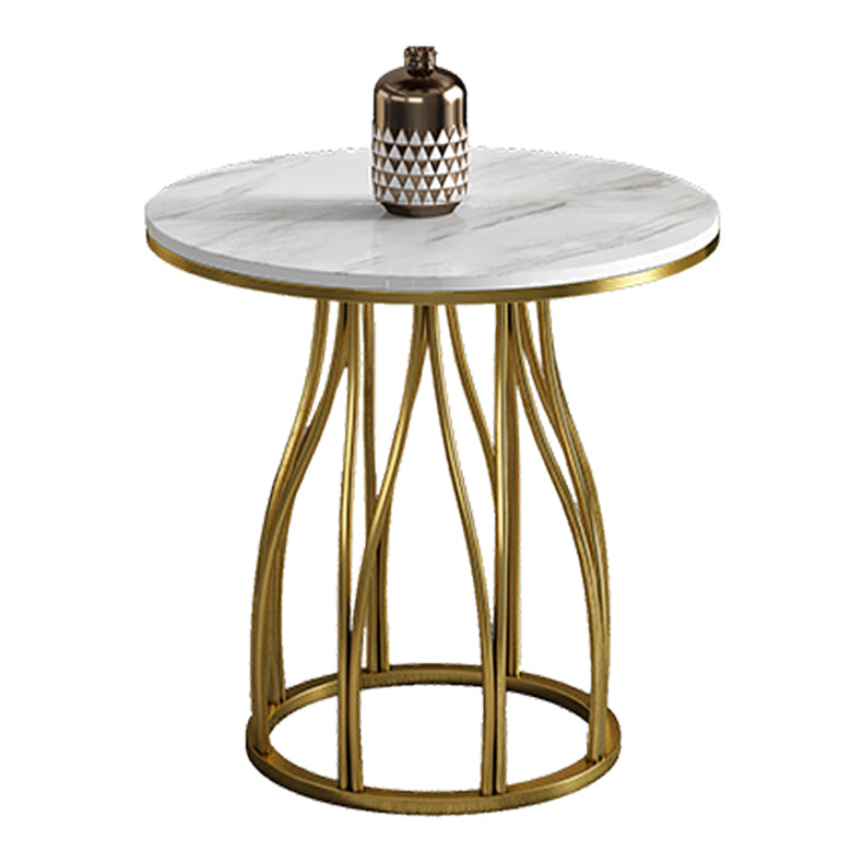 Sintered Stone White Dining Table Glam Style Pedestal Table for Dining Room Without Chairs Clearhalo ' dining_table' 'Dining Tables & Seating' 'Dining Tables' 'furn' 'furn_dining_table' 'Furniture' 'furniture_dining_table' 'Kitchen & Dining Furniture' 'kitchen&dining_furn' 'kitchen' 'kitchen_dining_table' 3726023