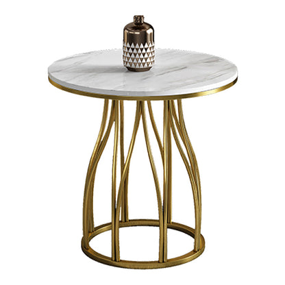 Sintered Stone White Dining Table Glam Style Pedestal Table for Dining Room Without Chairs Clearhalo ' dining_table' 'Dining Tables & Seating' 'Dining Tables' 'furn' 'furn_dining_table' 'Furniture' 'furniture_dining_table' 'Kitchen & Dining Furniture' 'kitchen&dining_furn' 'kitchen' 'kitchen_dining_table' 3726023