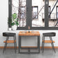 Industrial Style Solid Wood Dining Table Square Table with Trestle Base for Dinning Room Clearhalo ' dining_table' 'Dining Tables & Seating' 'Dining Tables' 'furn' 'furn_dining_table' 'Furniture' 'furniture_dining_table' 'Kitchen & Dining Furniture' 'kitchen&dining_furn' 'kitchen' 'kitchen_dining_table' 3739143