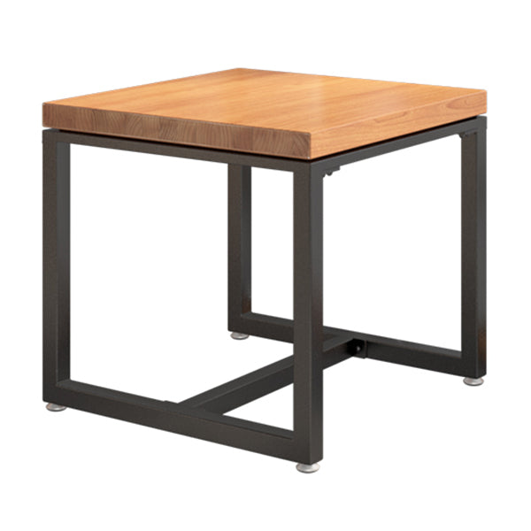 Industrial Style Solid Wood Dining Table Square Table with Trestle Base for Dinning Room Without Chairs Clearhalo ' dining_table' 'Dining Tables & Seating' 'Dining Tables' 'furn' 'furn_dining_table' 'Furniture' 'furniture_dining_table' 'Kitchen & Dining Furniture' 'kitchen&dining_furn' 'kitchen' 'kitchen_dining_table' 3739146