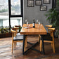 Industrial Style Solid Wood Dining Table Home Use Rectangle Table with Trestle Base Clearhalo ' dining_table' 'Dining Tables & Seating' 'Dining Tables' 'furn' 'furn_dining_table' 'Furniture' 'furniture_dining_table' 'Kitchen & Dining Furniture' 'kitchen&dining_furn' 'kitchen' 'kitchen_dining_table' 3739164