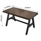 Industrial Rectangle Dining Table Pine Solid Wood Table with Black Trestle Base Clearhalo ' dining_table' 'Dining Tables & Seating' 'Dining Tables' 'furn' 'furn_dining_table' 'Furniture' 'furniture_dining_table' 'Kitchen & Dining Furniture' 'kitchen&dining_furn' 'kitchen' 'kitchen_dining_table' 3739176