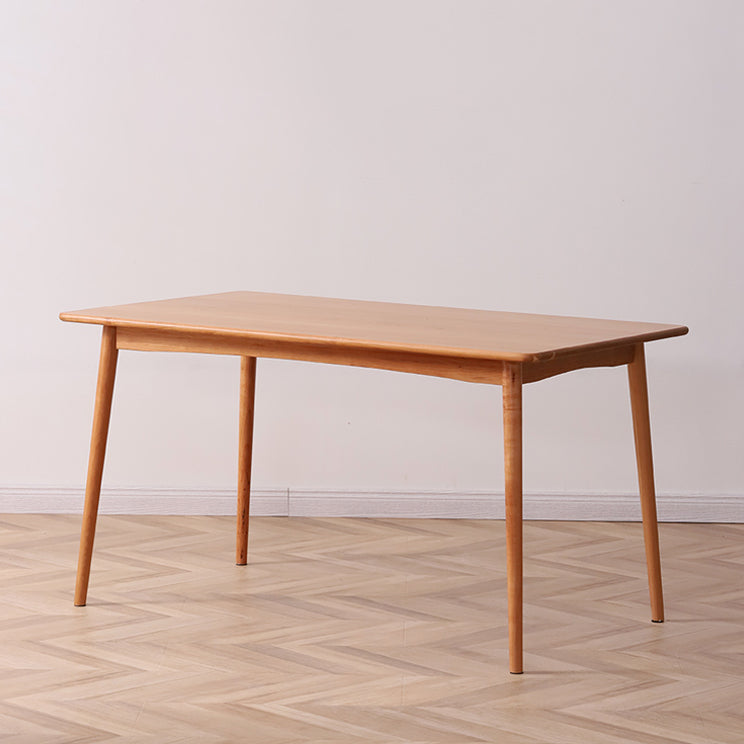 Modern Style Solid Wood Furniture 4-foot Dining Site Table for Dining Room Brown Without Chairs Clearhalo ' dining_table' 'Dining Tables & Seating' 'Dining Tables' 'furn' 'furn_dining_table' 'Furniture' 'furniture_dining_table' 'Kitchen & Dining Furniture' 'kitchen&dining_furn' 'kitchen' 'kitchen_dining_table' 3739178