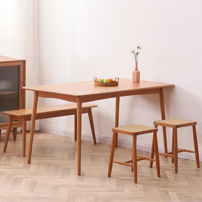 Modern Style Solid Wood Furniture 4-foot Dining Site Table for Dining Room Clearhalo ' dining_table' 'Dining Tables & Seating' 'Dining Tables' 'furn' 'furn_dining_table' 'Furniture' 'furniture_dining_table' 'Kitchen & Dining Furniture' 'kitchen&dining_furn' 'kitchen' 'kitchen_dining_table' 3739179