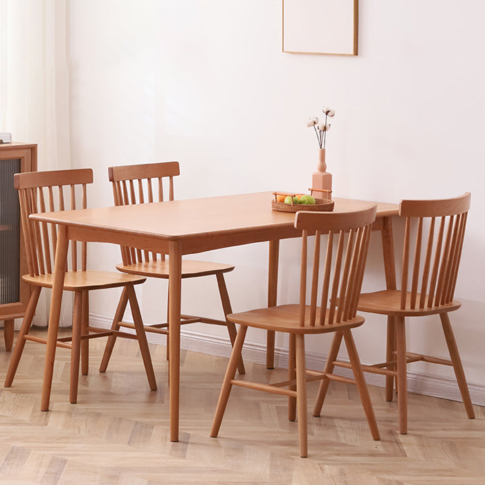 Modern Style Solid Wood Furniture 4-foot Dining Site Table for Dining Room Clearhalo ' dining_table' 'Dining Tables & Seating' 'Dining Tables' 'furn' 'furn_dining_table' 'Furniture' 'furniture_dining_table' 'Kitchen & Dining Furniture' 'kitchen&dining_furn' 'kitchen' 'kitchen_dining_table' 3739180