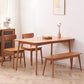 Modern Style Solid Wood Furniture 4-foot Dining Site Table for Dining Room Clearhalo ' dining_table' 'Dining Tables & Seating' 'Dining Tables' 'furn' 'furn_dining_table' 'Furniture' 'furniture_dining_table' 'Kitchen & Dining Furniture' 'kitchen&dining_furn' 'kitchen' 'kitchen_dining_table' 3739181