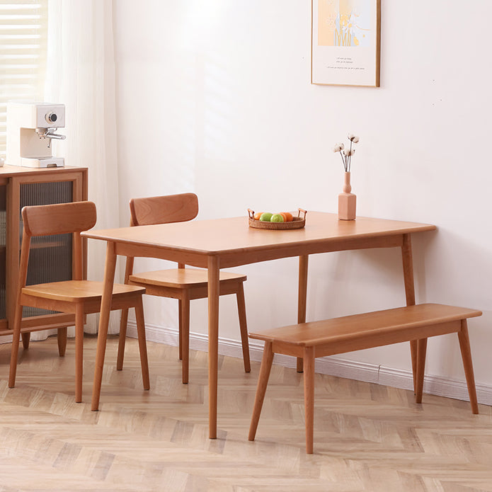 Modern Style Solid Wood Furniture 4-foot Dining Site Table for Dining Room Clearhalo ' dining_table' 'Dining Tables & Seating' 'Dining Tables' 'furn' 'furn_dining_table' 'Furniture' 'furniture_dining_table' 'Kitchen & Dining Furniture' 'kitchen&dining_furn' 'kitchen' 'kitchen_dining_table' 3739181