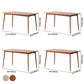Modern Style Solid Wood Furniture 4-foot Dining Site Table for Dining Room Clearhalo ' dining_table' 'Dining Tables & Seating' 'Dining Tables' 'furn' 'furn_dining_table' 'Furniture' 'furniture_dining_table' 'Kitchen & Dining Furniture' 'kitchen&dining_furn' 'kitchen' 'kitchen_dining_table' 3739187