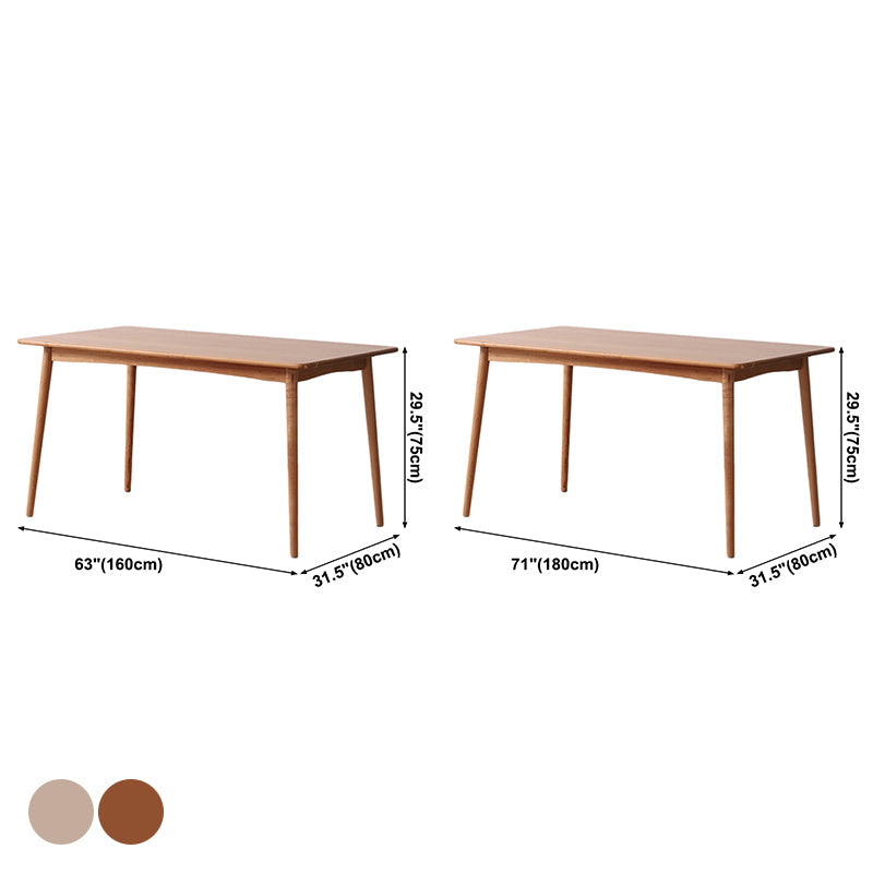 Modern Style Solid Wood Furniture 4-foot Dining Site Table for Dining Room Clearhalo ' dining_table' 'Dining Tables & Seating' 'Dining Tables' 'furn' 'furn_dining_table' 'Furniture' 'furniture_dining_table' 'Kitchen & Dining Furniture' 'kitchen&dining_furn' 'kitchen' 'kitchen_dining_table' 3739188
