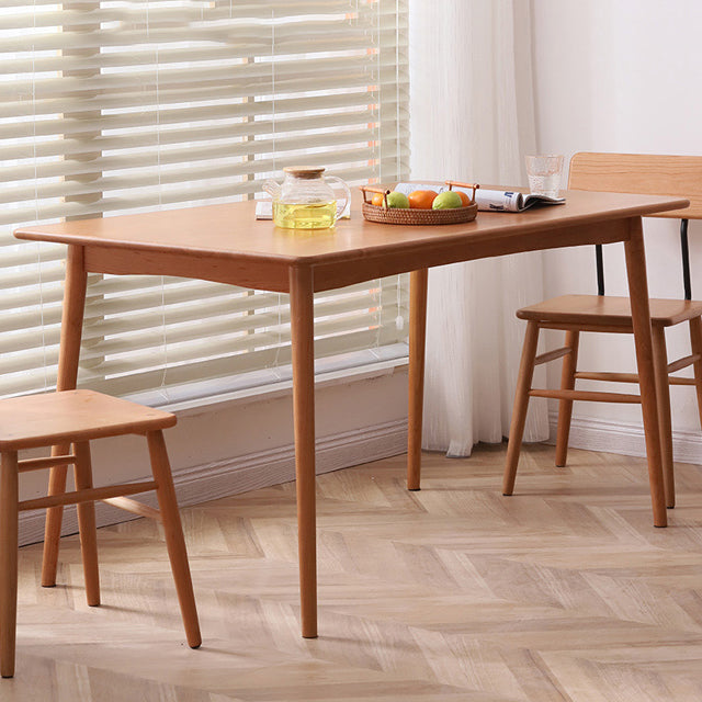 Modern Style Solid Wood Furniture 4-foot Dining Site Table for Dining Room Clearhalo ' dining_table' 'Dining Tables & Seating' 'Dining Tables' 'furn' 'furn_dining_table' 'Furniture' 'furniture_dining_table' 'Kitchen & Dining Furniture' 'kitchen&dining_furn' 'kitchen' 'kitchen_dining_table' 3739190