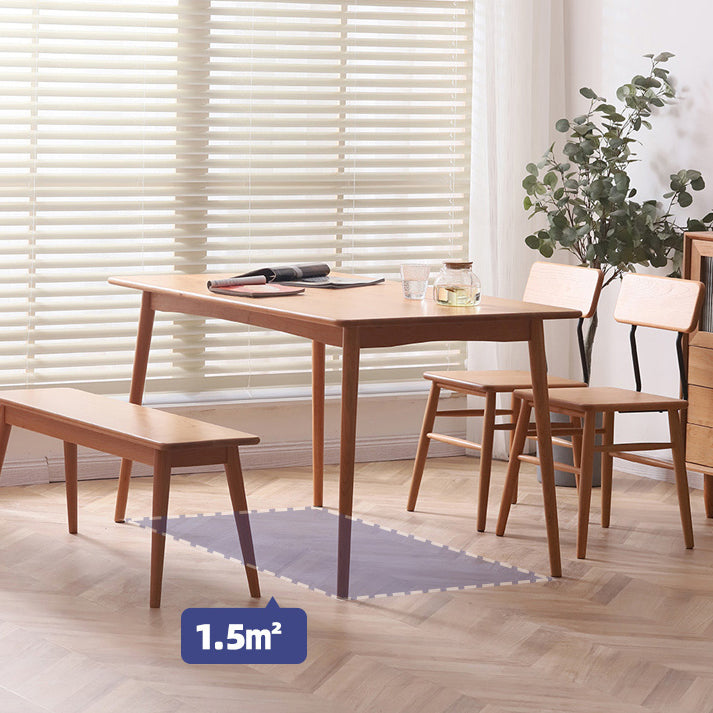 Modern Style Solid Wood Furniture 4-foot Dining Site Table for Dining Room Clearhalo ' dining_table' 'Dining Tables & Seating' 'Dining Tables' 'furn' 'furn_dining_table' 'Furniture' 'furniture_dining_table' 'Kitchen & Dining Furniture' 'kitchen&dining_furn' 'kitchen' 'kitchen_dining_table' 3739191