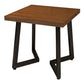 Industrial Dining Table Pine Solid Wood Table with Black Double Pedestal for Home Kitchen Dinner Square Without Chairs Clearhalo ' dining_table' 'Dining Tables & Seating' 'Dining Tables' 'furn' 'furn_dining_table' 'Furniture' 'furniture_dining_table' 'Kitchen & Dining Furniture' 'kitchen&dining_furn' 'kitchen' 'kitchen_dining_table' 3739203