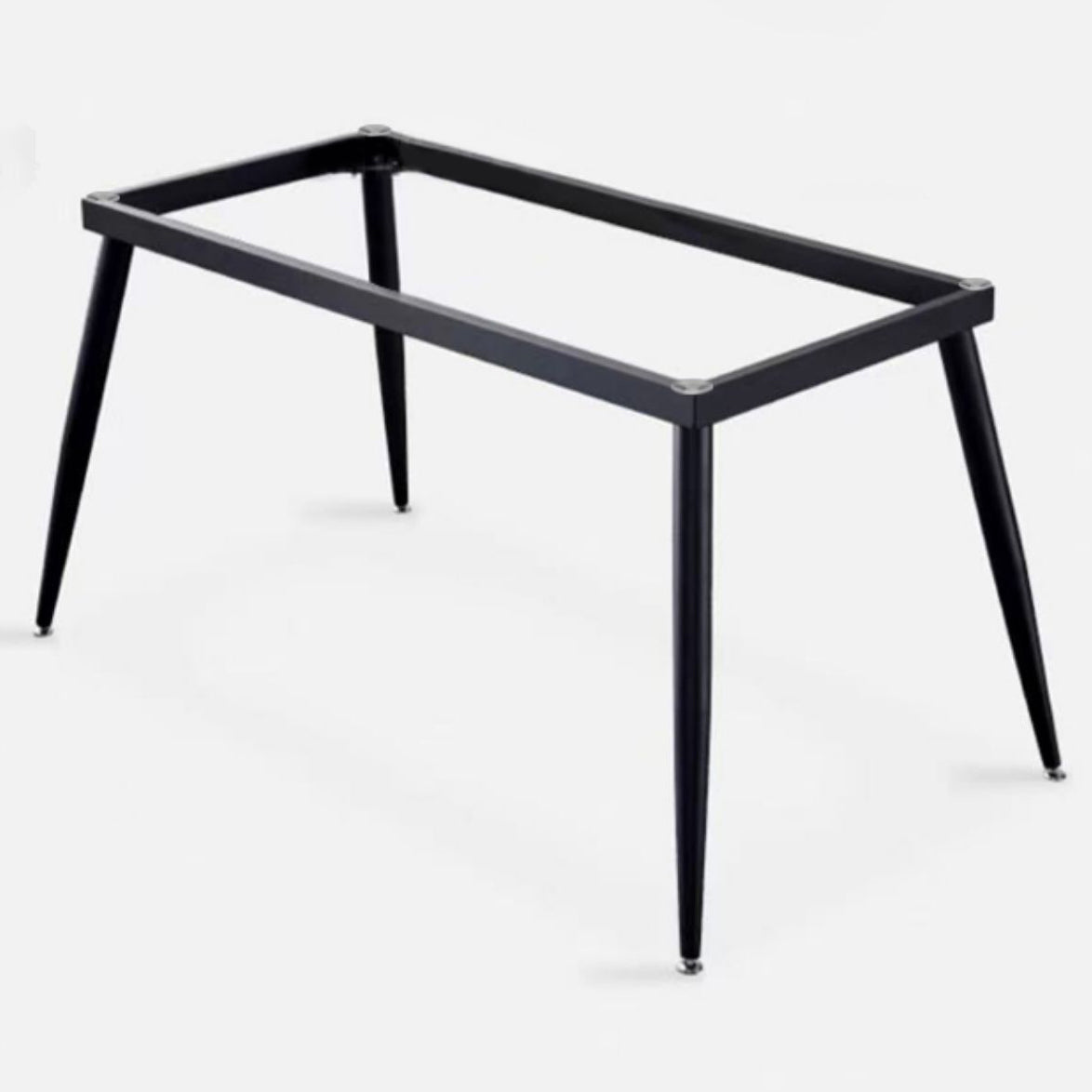 Rectangular Modern Style Sintered Stone Dining Table Dining Furniture with 4 Legs Metallic Base Clearhalo ' dining_table' 'Dining Tables & Seating' 'Dining Tables' 'furn' 'furn_dining_table' 'Furniture' 'furniture_dining_table' 'Kitchen & Dining Furniture' 'kitchen&dining_furn' 'kitchen' 'kitchen_dining_table' 3739220