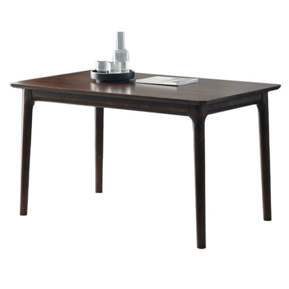 Hickory Rectangle Wood Table Storage Dining Table with 4 Legs for Restaurant without Storage Without Chairs Clearhalo ' dining_table' 'Dining Tables & Seating' 'Dining Tables' 'furn' 'furn_dining_table' 'Furniture' 'furniture_dining_table' 'Kitchen & Dining Furniture' 'kitchen&dining_furn' 'kitchen' 'kitchen_dining_table' 3739241