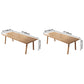 Rectangle Pine Solid Wood Table Modern Dining Table with 4 Legs, in Nature Clearhalo ' dining_table' 'Dining Tables & Seating' 'Dining Tables' 'furn' 'furn_dining_table' 'Furniture' 'furniture_dining_table' 'Kitchen & Dining Furniture' 'kitchen&dining_furn' 'kitchen' 'kitchen_dining_table' 3739275