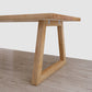 Pine Solid Wood Rectangle Table Modern Dining Table in Nature with Double Pedestal Clearhalo ' dining_table' 'Dining Tables & Seating' 'Dining Tables' 'furn' 'furn_dining_table' 'Furniture' 'furniture_dining_table' 'Kitchen & Dining Furniture' 'kitchen&dining_furn' 'kitchen' 'kitchen_dining_table' 3739279