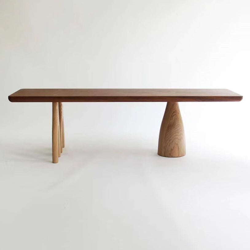 Pine Solid Wood Rectangle Table Modern Dining Table with 3 Legs for Restaurant Clearhalo ' dining_table' 'Dining Tables & Seating' 'Dining Tables' 'furn' 'furn_dining_table' 'Furniture' 'furniture_dining_table' 'Kitchen & Dining Furniture' 'kitchen&dining_furn' 'kitchen' 'kitchen_dining_table' 3739292