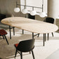 Metal Modern Oval Dining Table Wood Top Table for Dining Room and Kitchen Clearhalo ' dining_table' 'Dining Tables & Seating' 'Dining Tables' 'furn' 'furn_dining_table' 'Furniture' 'furniture_dining_table' 'Kitchen & Dining Furniture' 'kitchen&dining_furn' 'kitchen' 'kitchen_dining_table' 3739301