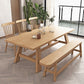 Solid Wood Rectangle Table Modern Dining Table in Nature with Trestle Base for Restaurant Clearhalo ' dining_table' 'Dining Tables & Seating' 'Dining Tables' 'furn' 'furn_dining_table' 'Furniture' 'furniture_dining_table' 'Kitchen & Dining Furniture' 'kitchen&dining_furn' 'kitchen' 'kitchen_dining_table' 3739306