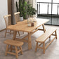 Solid Wood Rectangle Table Modern Dining Table in Nature with Trestle Base for Restaurant Clearhalo ' dining_table' 'Dining Tables & Seating' 'Dining Tables' 'furn' 'furn_dining_table' 'Furniture' 'furniture_dining_table' 'Kitchen & Dining Furniture' 'kitchen&dining_furn' 'kitchen' 'kitchen_dining_table' 3739310