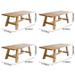 Solid Wood Rectangle Table Modern Dining Table in Nature with Trestle Base for Restaurant Clearhalo ' dining_table' 'Dining Tables & Seating' 'Dining Tables' 'furn' 'furn_dining_table' 'Furniture' 'furniture_dining_table' 'Kitchen & Dining Furniture' 'kitchen&dining_furn' 'kitchen' 'kitchen_dining_table' 3739313