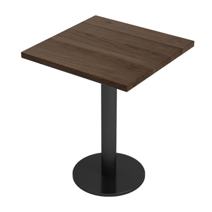 Industrial Dining Table Solid Wood Table with Black Base for Home Kitchen Dinner Square Without Chairs Clearhalo ' dining_table' 'Dining Tables & Seating' 'Dining Tables' 'furn' 'furn_dining_table' 'Furniture' 'furniture_dining_table' 'Kitchen & Dining Furniture' 'kitchen&dining_furn' 'kitchen' 'kitchen_dining_table' 3739329