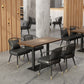 Industrial Dining Table Solid Wood Table with Black Base for Home Kitchen Dinner Clearhalo ' dining_table' 'Dining Tables & Seating' 'Dining Tables' 'furn' 'furn_dining_table' 'Furniture' 'furniture_dining_table' 'Kitchen & Dining Furniture' 'kitchen&dining_furn' 'kitchen' 'kitchen_dining_table' 3739331