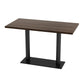 Industrial Dining Table Solid Wood Table with Black Base for Home Kitchen Dinner Rectangle Without Chairs Clearhalo ' dining_table' 'Dining Tables & Seating' 'Dining Tables' 'furn' 'furn_dining_table' 'Furniture' 'furniture_dining_table' 'Kitchen & Dining Furniture' 'kitchen&dining_furn' 'kitchen' 'kitchen_dining_table' 3739334