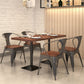 Industrial Dining Room Table Solid Wood Table with Black Base for Dining Room Clearhalo ' dining_table' 'Dining Tables & Seating' 'Dining Tables' 'furn' 'furn_dining_table' 'Furniture' 'furniture_dining_table' 'Kitchen & Dining Furniture' 'kitchen&dining_furn' 'kitchen' 'kitchen_dining_table' 3739353