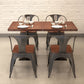 Industrial Dining Room Table Solid Wood Table with Black Base for Dining Room Clearhalo ' dining_table' 'Dining Tables & Seating' 'Dining Tables' 'furn' 'furn_dining_table' 'Furniture' 'furniture_dining_table' 'Kitchen & Dining Furniture' 'kitchen&dining_furn' 'kitchen' 'kitchen_dining_table' 3739354