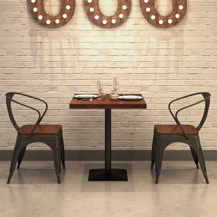 Industrial Dining Room Table Solid Wood Table with Black Base for Dining Room Clearhalo ' dining_table' 'Dining Tables & Seating' 'Dining Tables' 'furn' 'furn_dining_table' 'Furniture' 'furniture_dining_table' 'Kitchen & Dining Furniture' 'kitchen&dining_furn' 'kitchen' 'kitchen_dining_table' 3739359