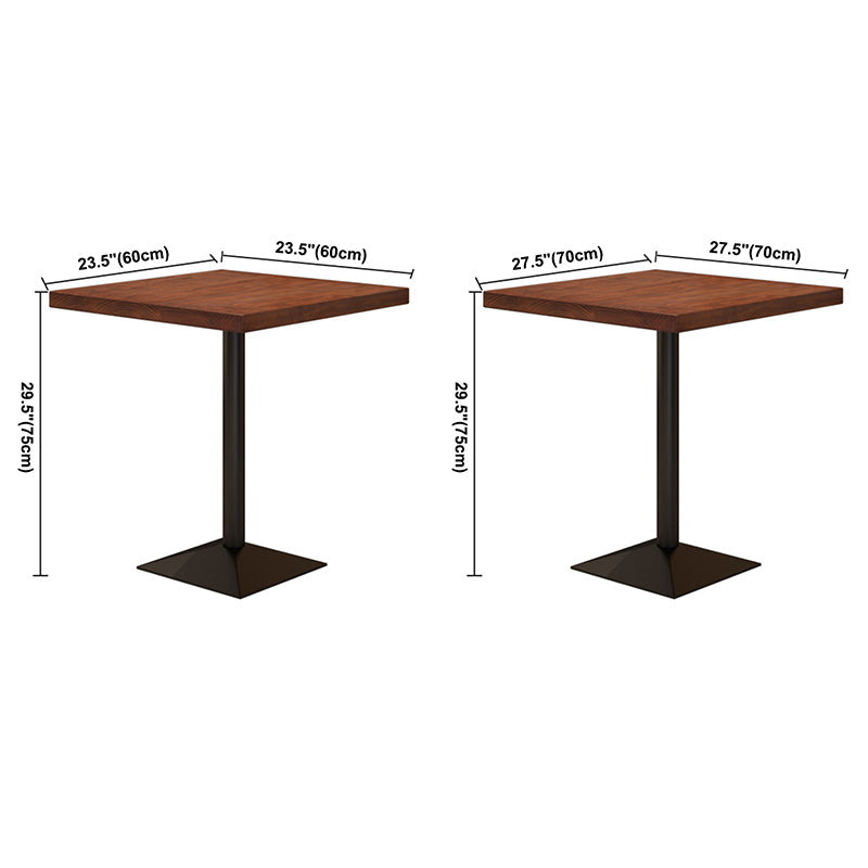 Industrial Dining Room Table Solid Wood Table with Black Base for Dining Room Clearhalo ' dining_table' 'Dining Tables & Seating' 'Dining Tables' 'furn' 'furn_dining_table' 'Furniture' 'furniture_dining_table' 'Kitchen & Dining Furniture' 'kitchen&dining_furn' 'kitchen' 'kitchen_dining_table' 3739360