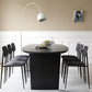 Solid Wood Contemporary Oval Dining Table Black Wood Top Table for Dining Room Clearhalo ' dining_table' 'Dining Tables & Seating' 'Dining Tables' 'furn' 'furn_dining_table' 'Furniture' 'furniture_dining_table' 'Kitchen & Dining Furniture' 'kitchen&dining_furn' 'kitchen' 'kitchen_dining_table' 3739365