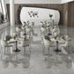 Round Sintered Stone White Dining Table Simplicity Tulip Table for Dining Room Clearhalo ' dining_table' 'Dining Tables & Seating' 'Dining Tables' 'furn' 'furn_dining_table' 'Furniture' 'furniture_dining_table' 'Kitchen & Dining Furniture' 'kitchen&dining_furn' 'kitchen' 'kitchen_dining_table' 3739418