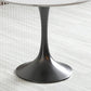 Round Sintered Stone White Dining Table Simplicity Tulip Table for Dining Room Clearhalo ' dining_table' 'Dining Tables & Seating' 'Dining Tables' 'furn' 'furn_dining_table' 'Furniture' 'furniture_dining_table' 'Kitchen & Dining Furniture' 'kitchen&dining_furn' 'kitchen' 'kitchen_dining_table' 3739423