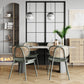 Oval Double Pedestal Dining Site Table Contemporary Style Dinette Table Clearhalo ' dining_table' 'Dining Tables & Seating' 'Dining Tables' 'furn' 'furn_dining_table' 'Furniture' 'furniture_dining_table' 'Kitchen & Dining Furniture' 'kitchen&dining_furn' 'kitchen' 'kitchen_dining_table' 3739436