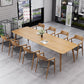 Rectangle Shape Modern Dining Table Wood Color Fixed Table with Solid Wood Clearhalo ' dining_table' 'Dining Tables & Seating' 'Dining Tables' 'furn' 'furn_dining_table' 'Furniture' 'furniture_dining_table' 'Kitchen & Dining Furniture' 'kitchen&dining_furn' 'kitchen' 'kitchen_dining_table' 3739445